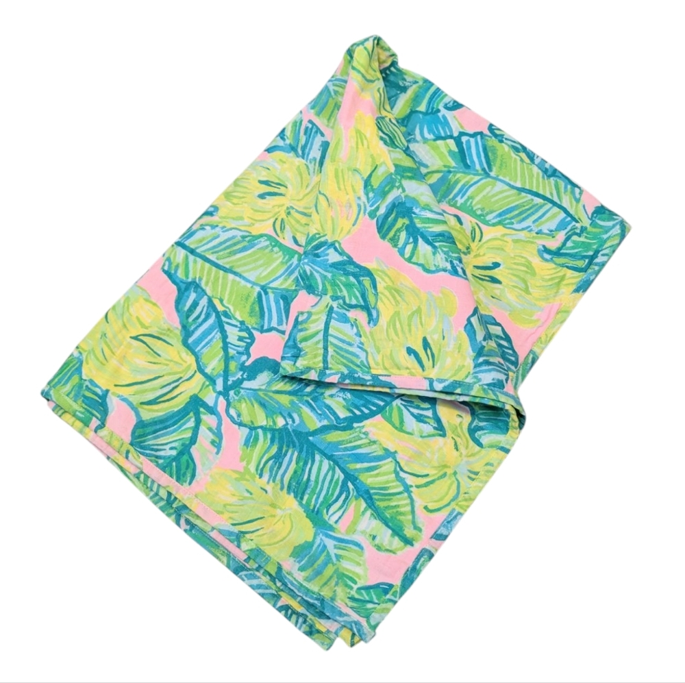 Lilly Pulitzer x Pottery Barn Kids Nursery Crib Stroller Blanket Local Flavor